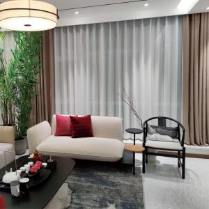 窗帘系列·CLJ-CL-223·麻料暗纹布窗帘
