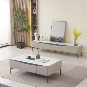 现代极简·典致系列·CLJ-LL-2308·茶几电视柜