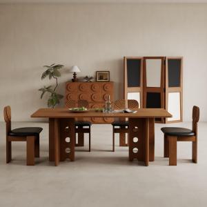 侘寂风·中古系列·CLJ-RZ-CZ1191·餐桌椅