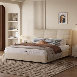 现代极简·奶油风·CLJ-BS-NYC2967·床（奶油风套餐）